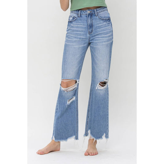 90s Vintage Distressed Denim Jeans by Vervet
